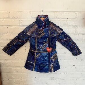 Disney Descendants Evie Jacket Costume Blue Studded Size 4 Halloween